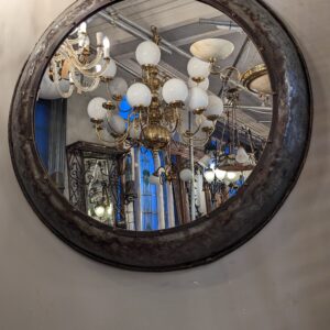 Industrial Style Metal Art Mirror