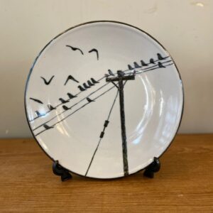 Highland Stoneware Hand Painted Plate