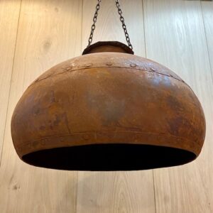 Alternative view of Rustic Style Hand Finished Metal Pendant