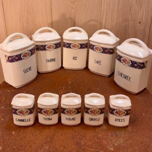 Alternative view of Vintage French Country Style Jar Set