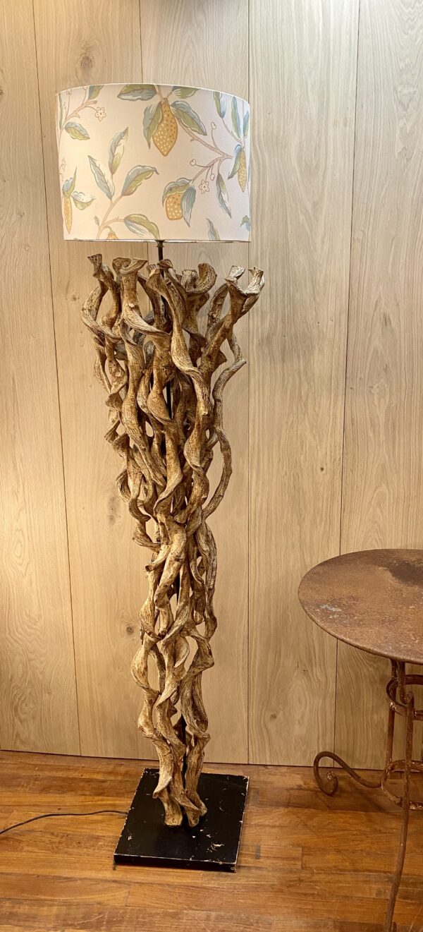 Contemporary Driftwood Floor Lamp