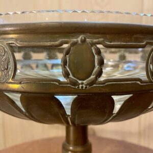 Alternative view of Period Brass and Cut Glass Chalis