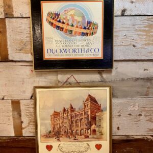 Vintage ‘Duckworth & Co.’ Advertising Board