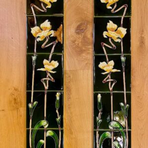 Victorian Decorative Fireplace Tile Set