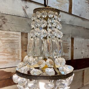 French Bag and Beaded Tent Chandelier