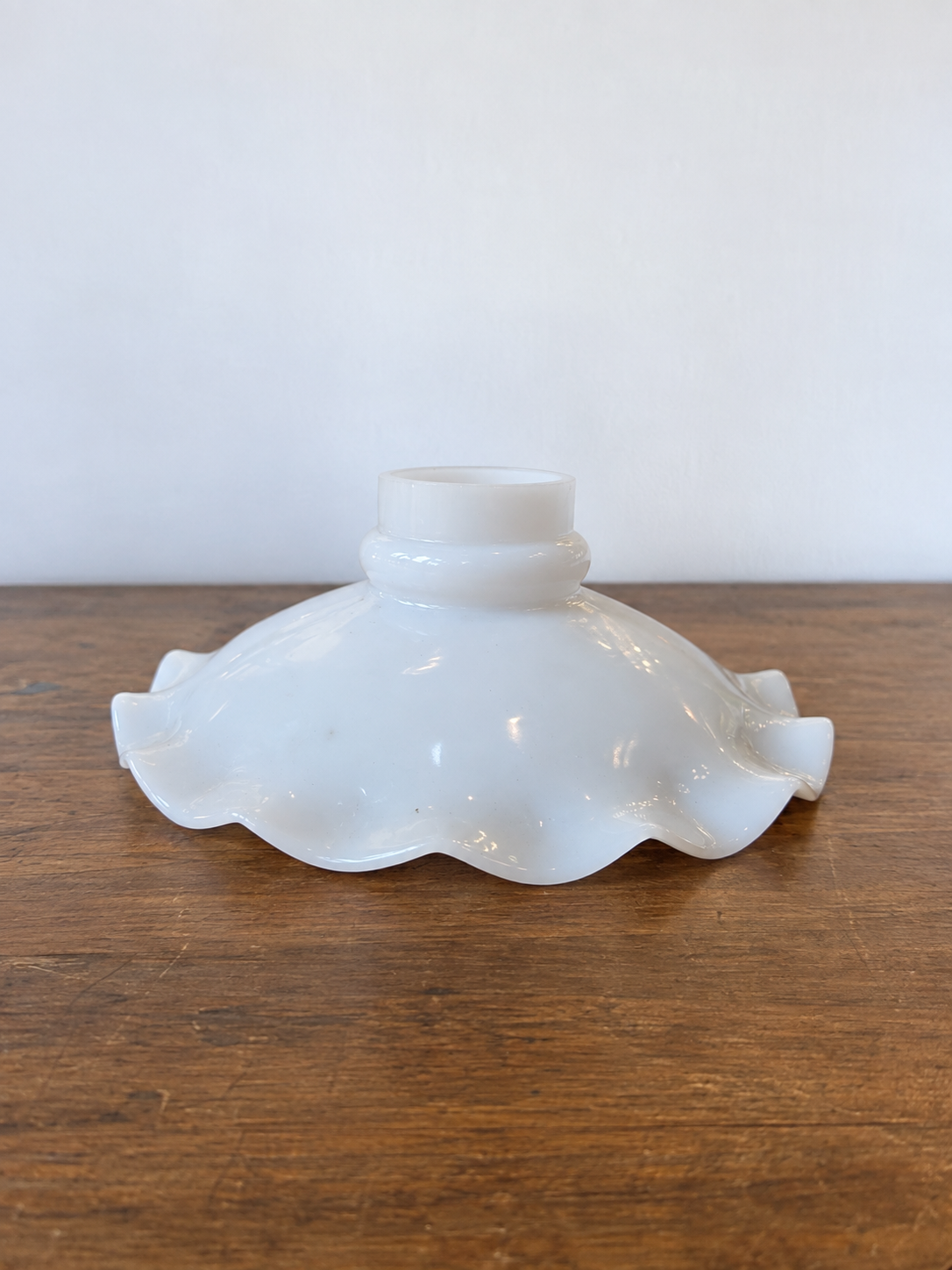 Vintage Small French Glass Shade Vintage Small French Glass Shade