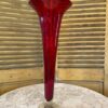Contemporary Blown Glass Black Vase