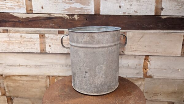 Mid Century Galvanised Large Bucket