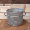 Mid Century Galvanised Large Bucket