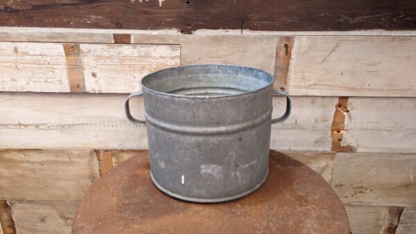 Mid Century Galvanised Small Bucket