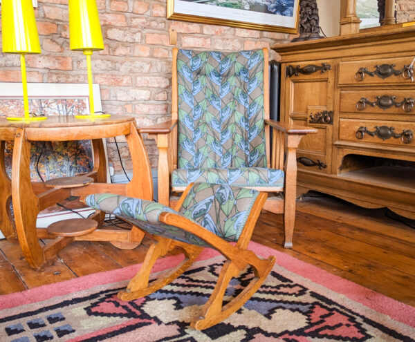 Art Nouveau Adjustable Reclining Chair