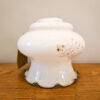Art Deco Glass Shade with Hand Painted Decoration