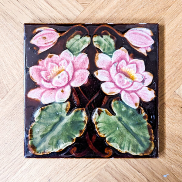 Edwardian Style Floral Design Tiles