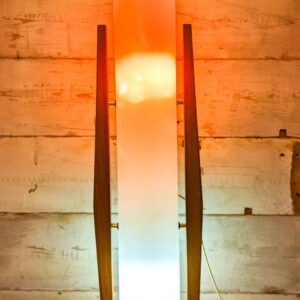 Alternative view of Mid Century Atomic Dual Bulb Rocket Floor Lamp
