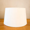Contemporary Yellow Linen Drum Shade