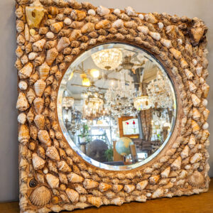 Alternative view of Vintage Handmade Shell Mirror