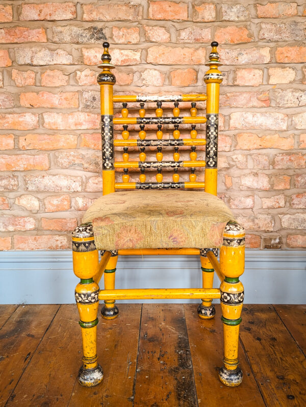 Vintage Indian Style Temple Chair