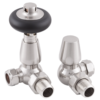 Kingsgrove 15mm Inlet Corner Thermostatic Radiator Valve (Pewter)