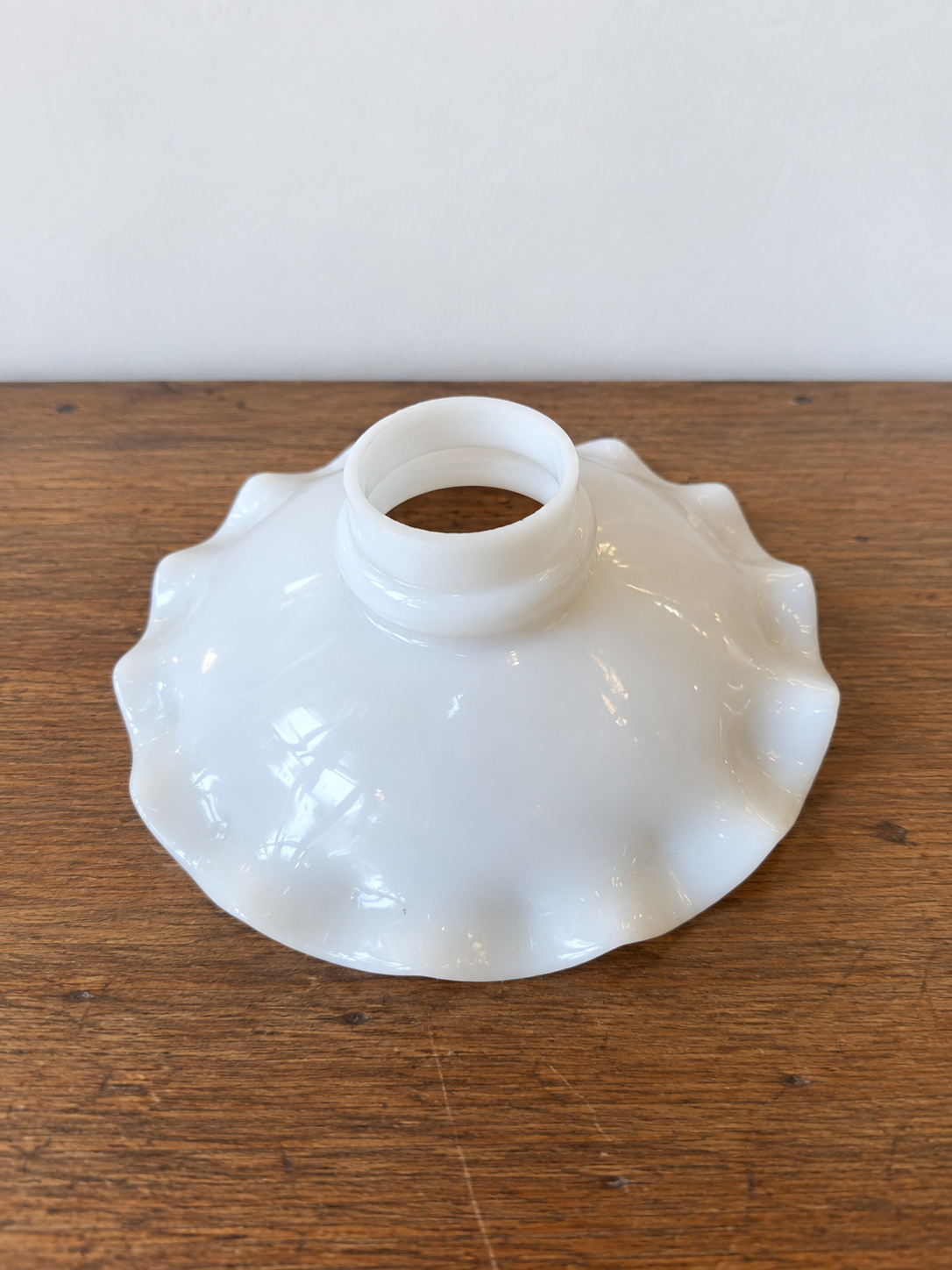 Vintage Small French Glass Shade Vintage Small French Glass Shade