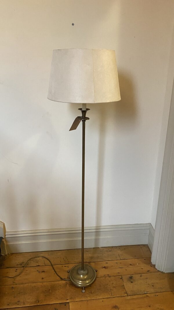 Edwardian Brass Standard Lamp