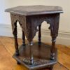 HAND CARVED INDIAN TABLE_01