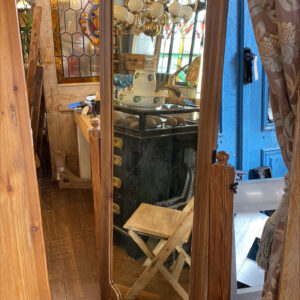 Alternative view of Pitch Pine Period Cheval Mirror