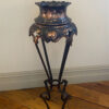 Antique Indian Wooden Candle Holder