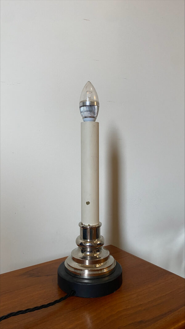 Art Deco Candle Stick Lamp