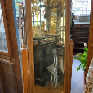 Pitch Pine Period Cheval Mirror