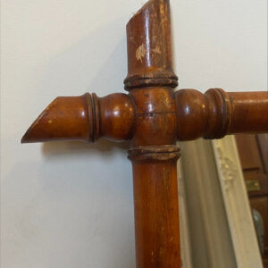 Alternative view of Vintage French Faux Bamboo Mirror