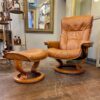 Late 20th Century Leather Stressless Chair