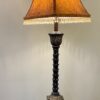 Mid Century Wooden Standard Lamp