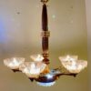 French Wrought Iron And Brass Single Light French Wrought Iron And Brass Single Light