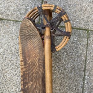 Alternative view of Vintage Wooden Ski's & Poles From The Tyrol