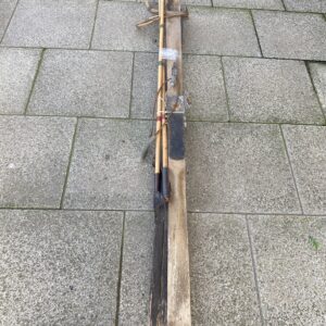 Vintage Wooden Ski's & Poles From The Tyrol