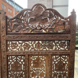 Alternative view of Hardwood Intricate Fretwork Four Panelled Room Divider