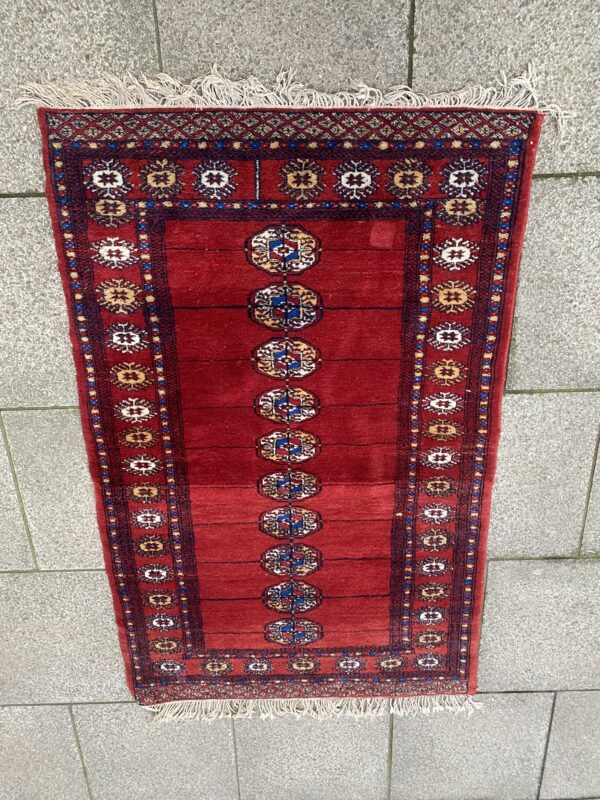 Early 20th Century Turkman Hand Knotted Rug