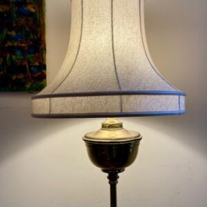 Alternative view of Edwardian Adjustable Standard Lamp With Lions Paw Base