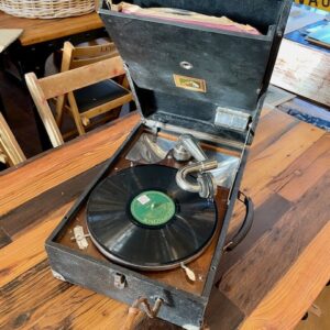 Original HMV 102 Picnic Gramophone
