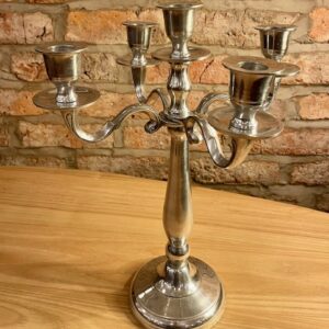 Classic Candelabra In A Chrome Finish