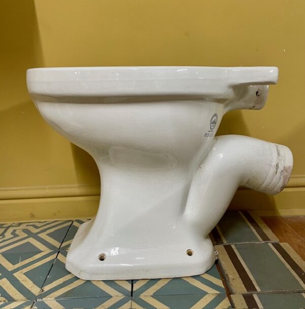 Mid Century White Toilet Pan