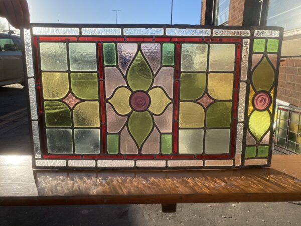 Victorian Style Leaded Glass Panel