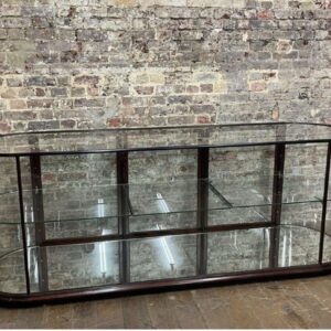 Victorian Style Glass & Mahogany Display Case
