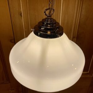 Alternative view of Contemporary Opaline Pendant Light