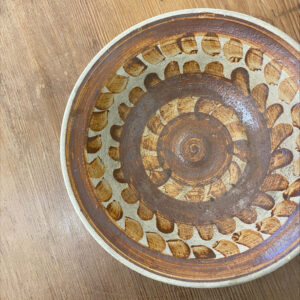 Alternative view of Vintage Swedish Stoneware Bowl 'Hoganas Stengods'