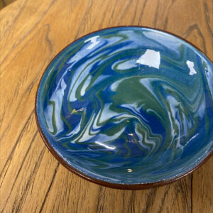 Alternative view of Vintage 'Wetheriggs' Marbled Glaze Trinket Dish