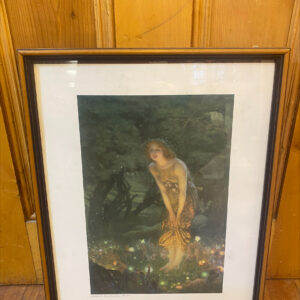 Vintage Framed Print of 'Midsummers Eve'