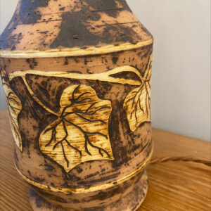 Alternative view of Mid Century Swedish Terracotta Lamp Base