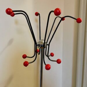 Mid Century Metal & Plastic Coat Stand