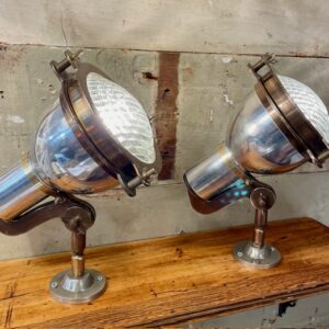Retro Style Steel & Copper Spot Lamp